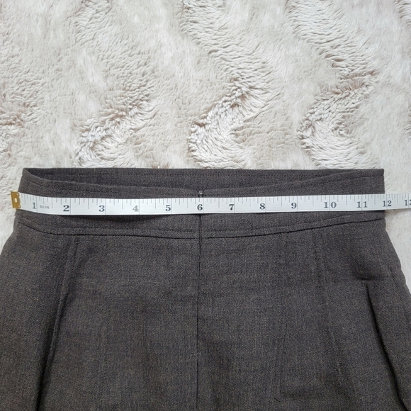 Jil Sander Wool Blend Gray Pencil Straight Skirt Size 36 - Picture 8 of 9